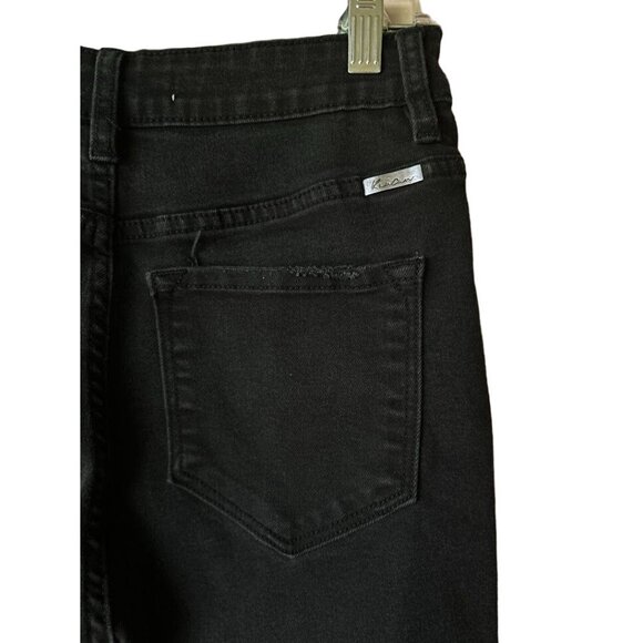 KanCan Women's Distressed Black Skinny Jeans Size 5/26 - Picture 3 of 10